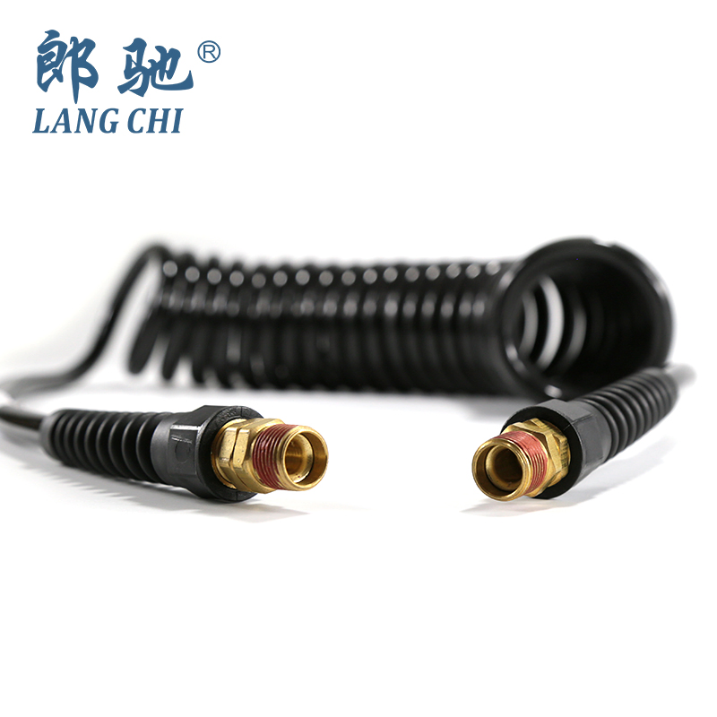 Flexible Chemical Resistant PU Coiled Tube for Windshield Washer System Spiral Hose