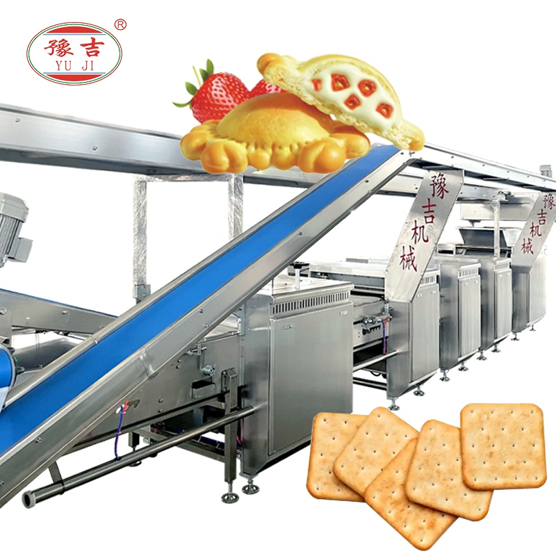Full Automatic Finger Biscuit Making Machine / Hard and Soft Biscuit Production Line Price