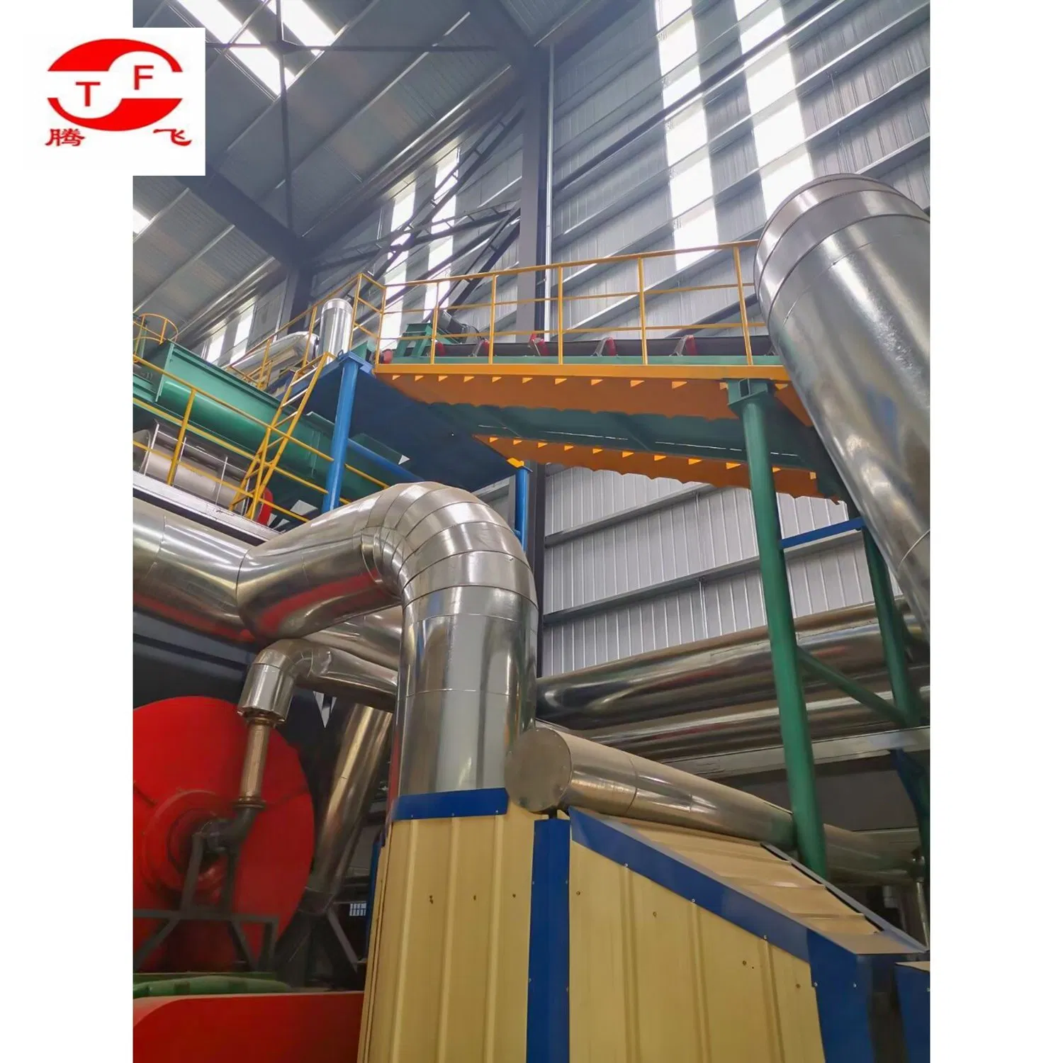 Hot Air Type Gypsum Powder Machine Line