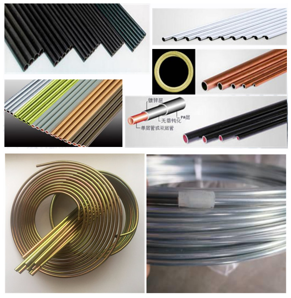 4.76 3/16 6.35 1/4 0.250 0.188 Inch 0.71mm 0.028 Inch Thickness Algal Zinc Pvf Coated Coating Double Wall Steel Car Brake Bundy Tube Fuel Pipe