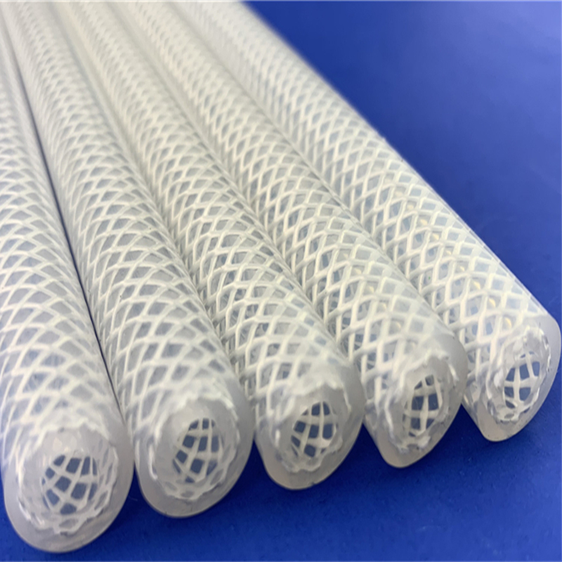 Wear Resistance Silicone Pipe Reinforced Braided Hose Silicone Tube