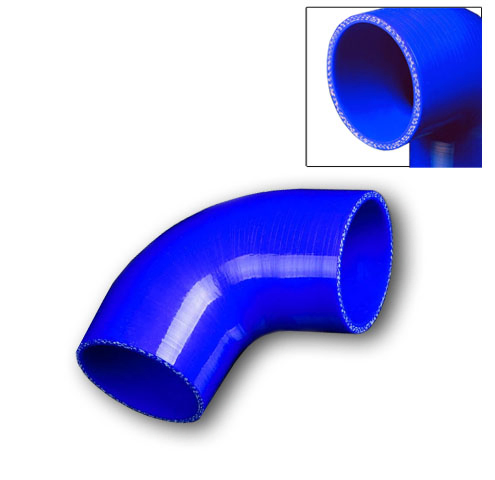 90° Degree Reducer Elbow Silicone Radiator Boost Coolant Hose Couple Pipe Tube