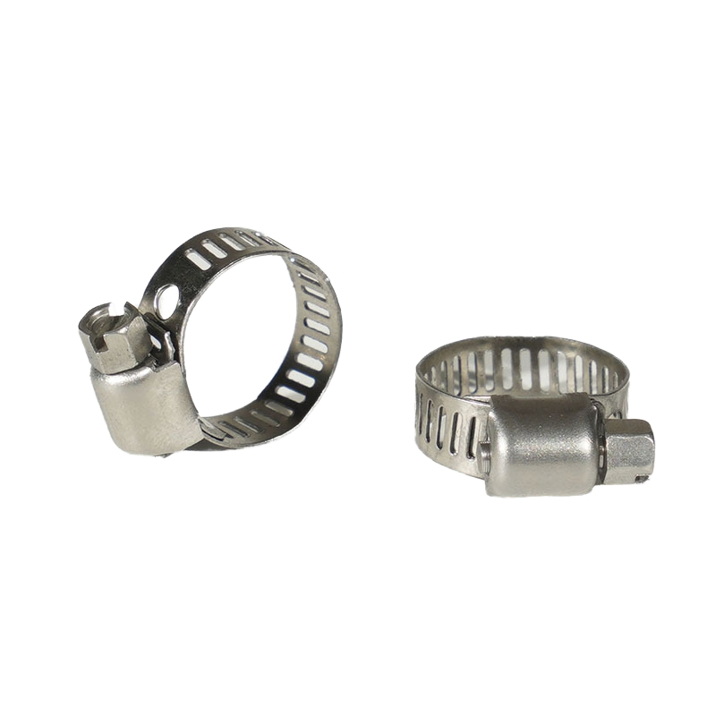 12mm Bandwidth Perforated Tube Clamp Stainless Steel Adjustable Hose Clamp for Automotive