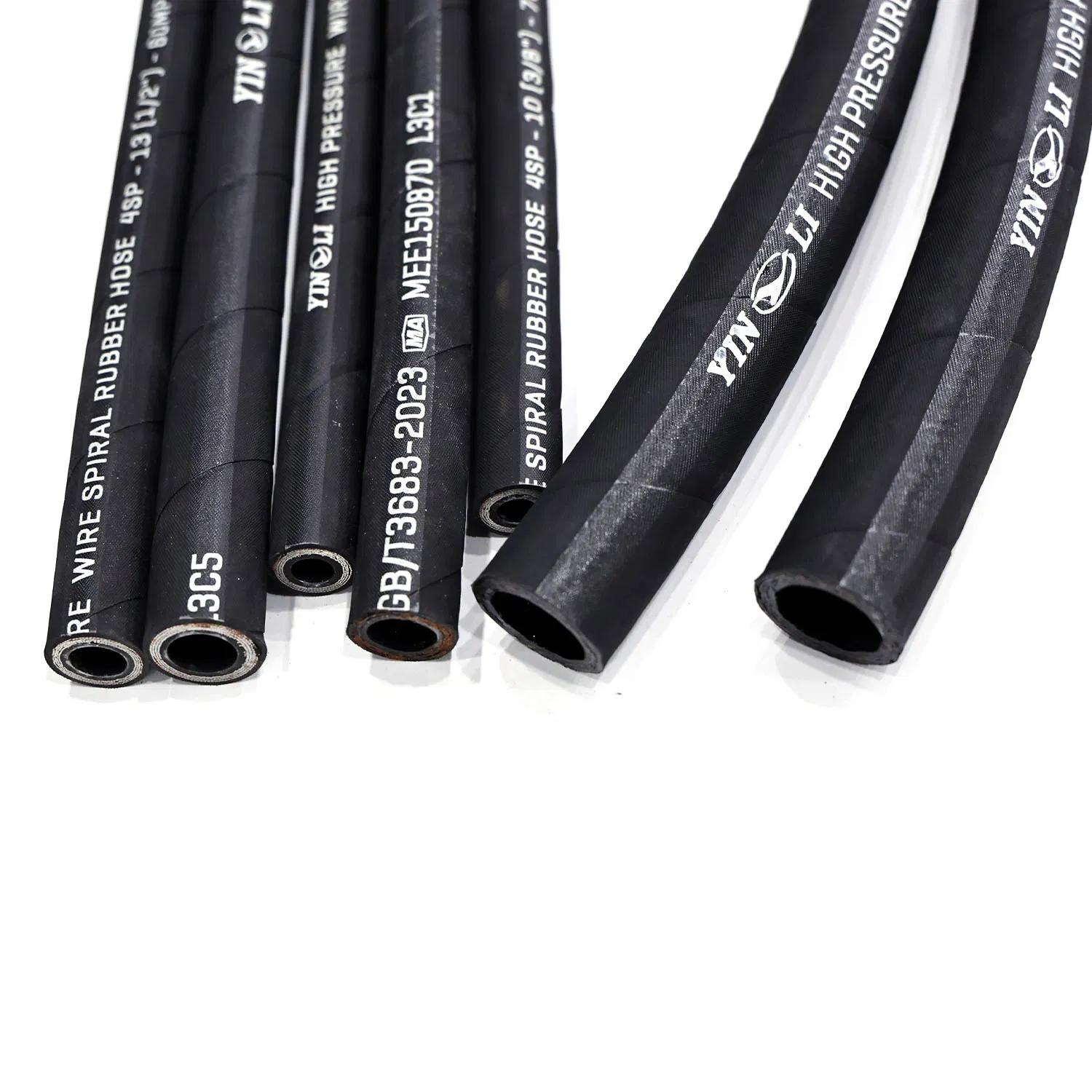 2 Inch High Pressure Wire Spiral Flexible Rubber Oil Hydraulic Hose