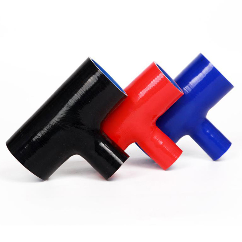 Custom T-Piece Silicone Hose 3-Way for Intercooler Turbo Kit Blow off Valve Coupler Adapter 4-Ply Reinforced T-Shape Tube Pipe