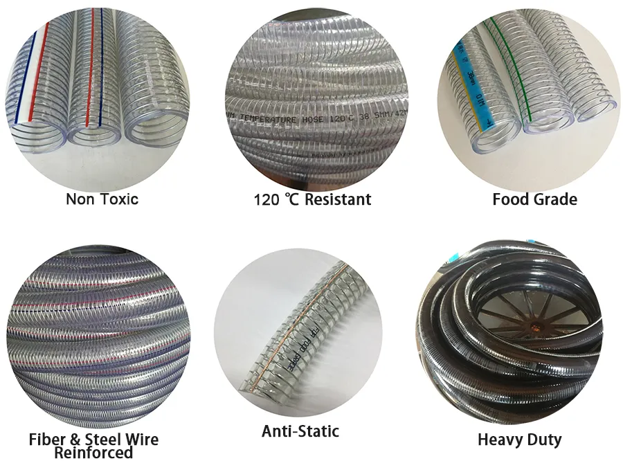 PVC Steel Wire Hose Application