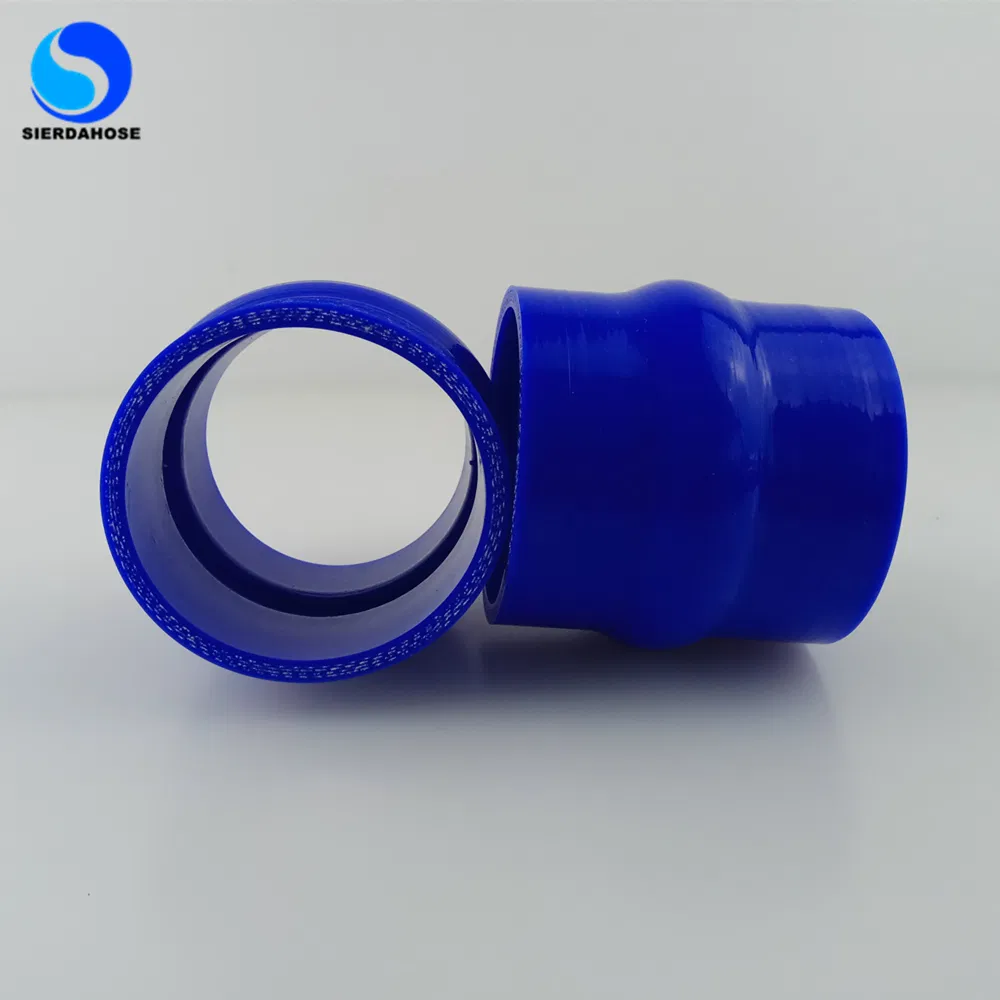 Multicolor 3 4 Inch Thickness Reinforced Silicone Rubber Single Hump Hose