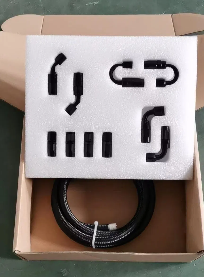 Engine Radiator Oil Cooler Hose and Fitting Kit