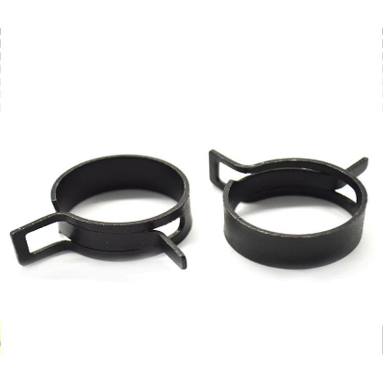 OEM ODM Hose Clip Black Automotive Flexible Spring Clips Elastic Hose Band Clamp