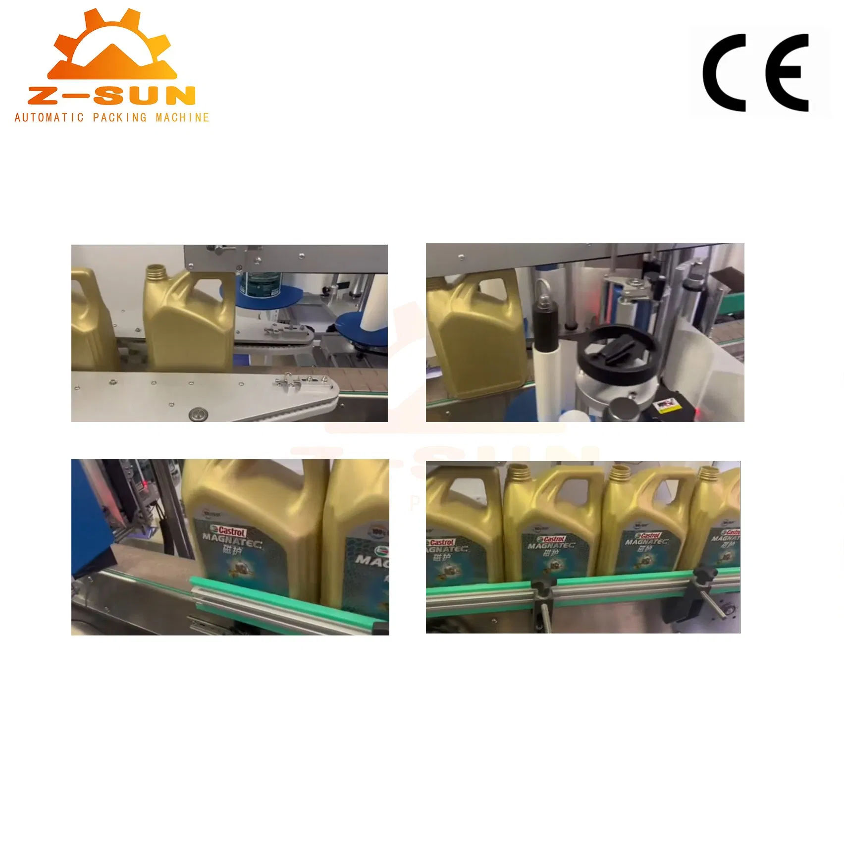 Automatic 1-5L Motor Oil Filling Machine Lubricant Oil Bottle Filling Machine Engine Oil/Brake Fluid/Antifreeze Liquid Bottle Capping Filling Machine Line