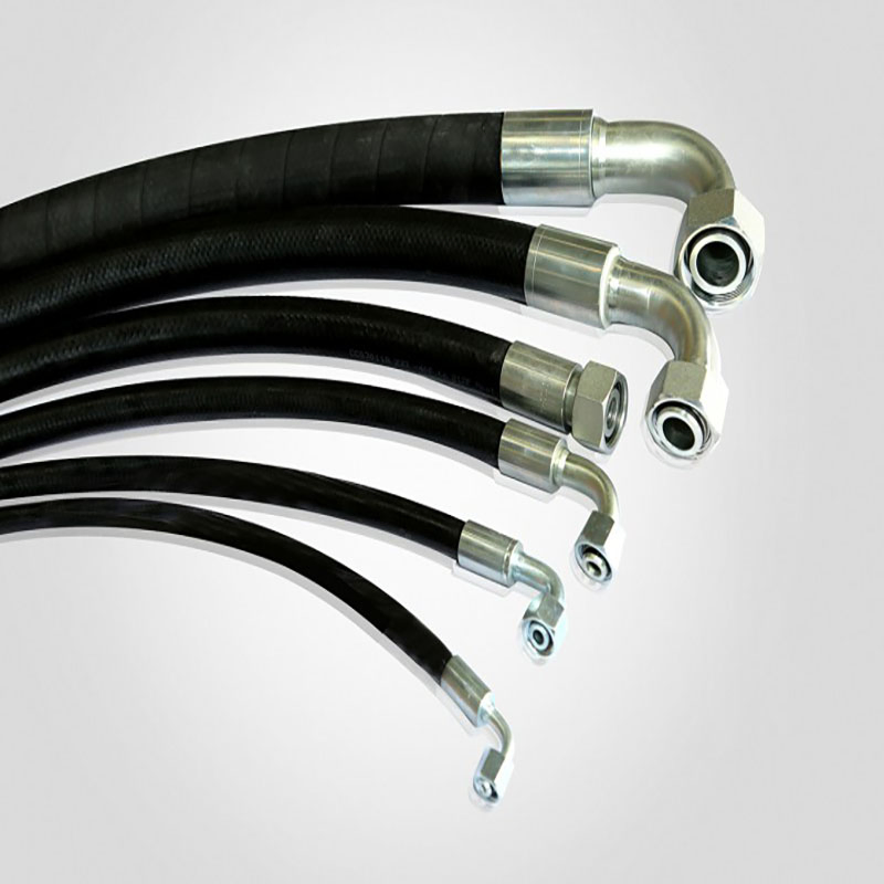 An6 Oil Cooler Hose NBR Rubber Tube Auto Racingmotorcycle 304 Stainless Steel Wire Braided High Pressure Hydraulic Pipe