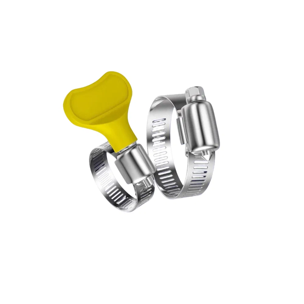 Durable Iron Handle Clamp for Automotive Hoses