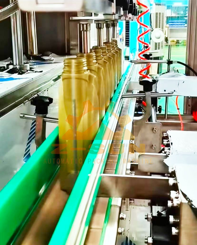 1 L 4 L Lubricating Oil Filling Capping Labeling Line