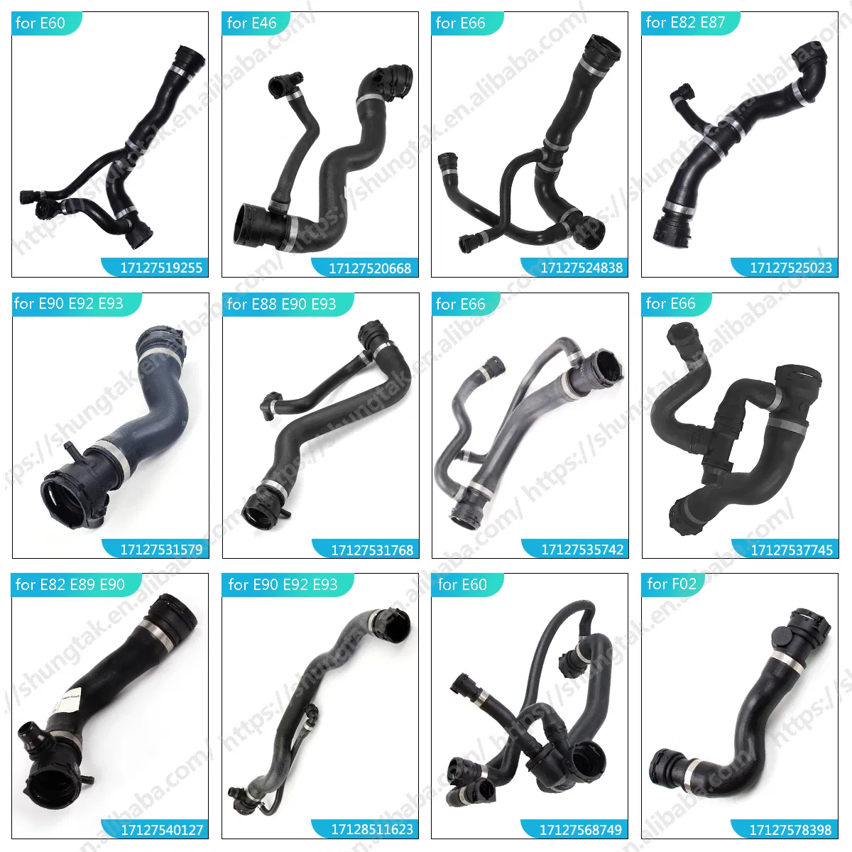 Shungtak Car Parts Engine Coolant Lower Radiator Hose for Mercedes Benz E Class W211 E200 E240 E320 2115010482