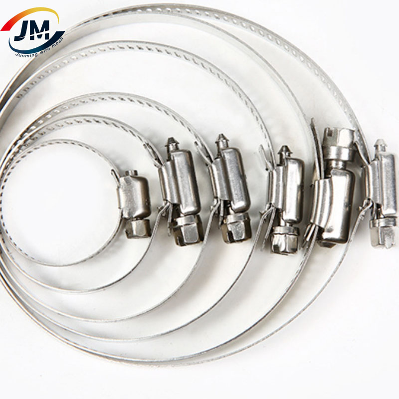 304 Stainless Steel Hose Clamps Worm Gear Clamp for Fuel Line Plumbing Automotive Mechanical Pipe Tube Garden