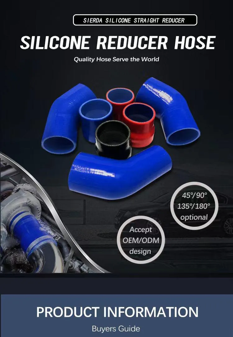 Straight Reducer Silicone Hose