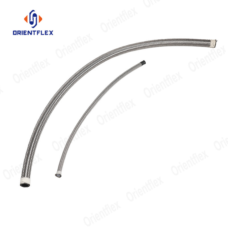 Black Nylon Braided Oil Cooler Hose SAE J1532