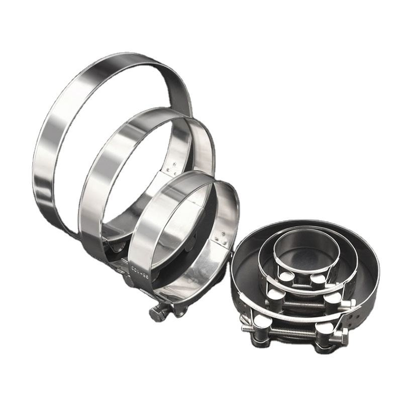 High-Quality Silver Round Hose Clamp for Automotive and Industrial Use