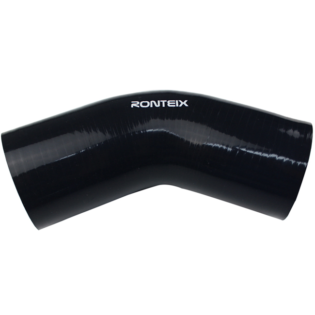 High Temperature Reinforced 2" Black 45 Degree Elbow Coupler Silicone Hoses