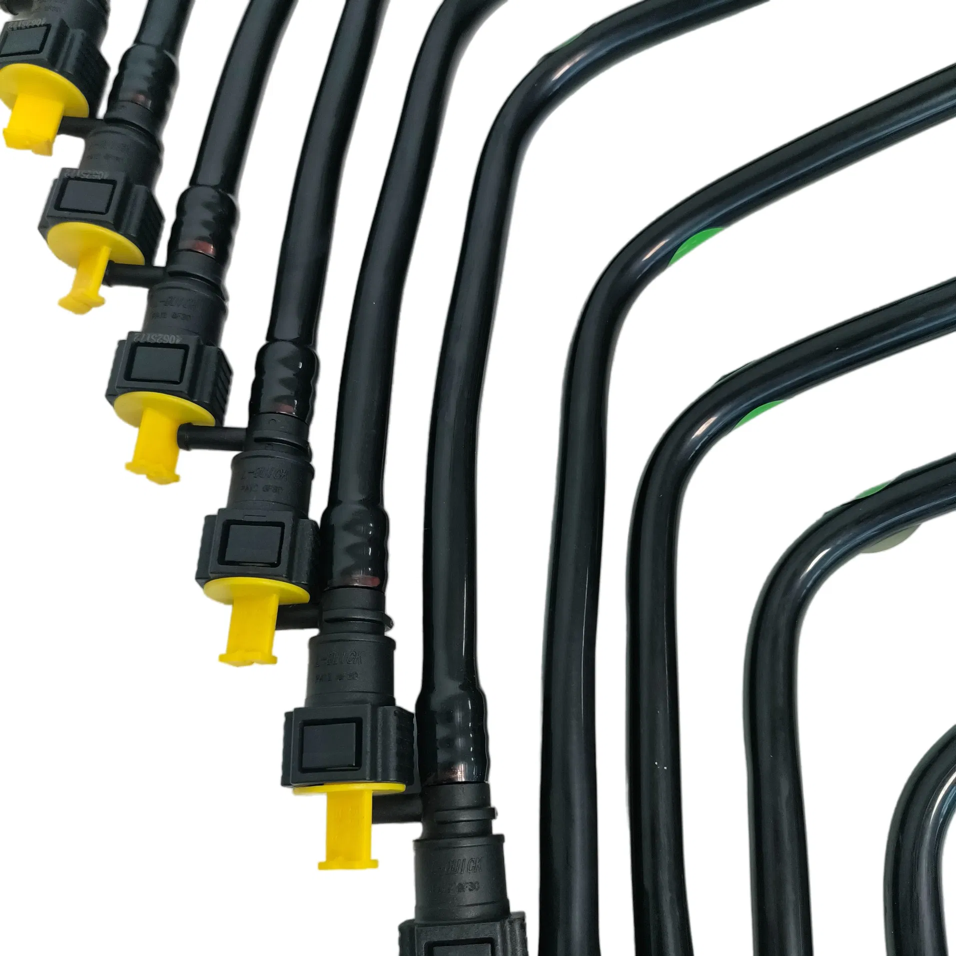 High Pressure Fluid Line with Quick Disconnect Fittings
