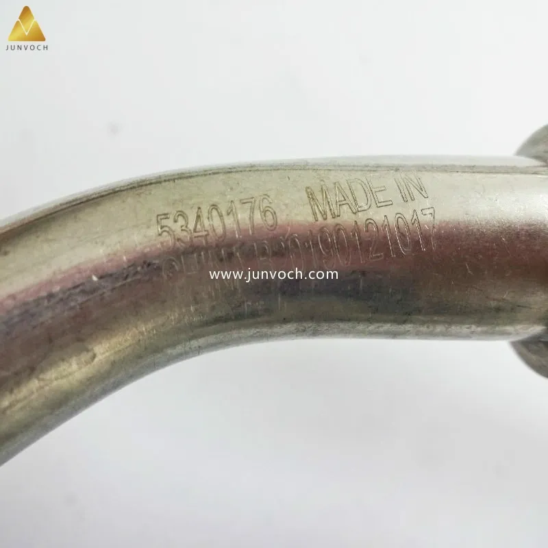 Diesel Engine Turbocharger Oil Return Pipe View 2