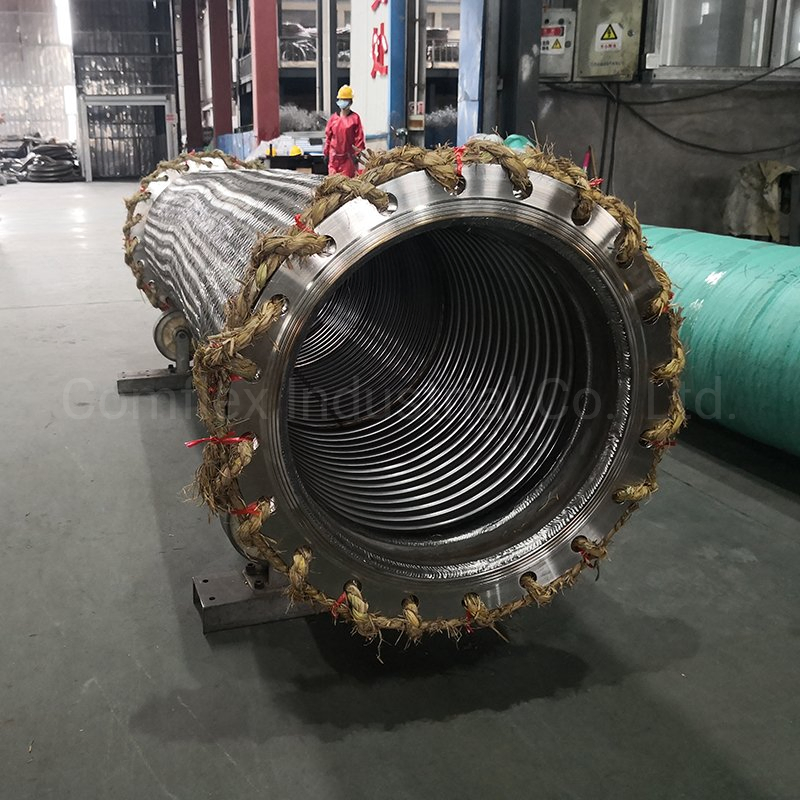 China Factory Multi-Corrugation SS304/316 Stainless Steel Hose Tube Metal Bellows with Flange