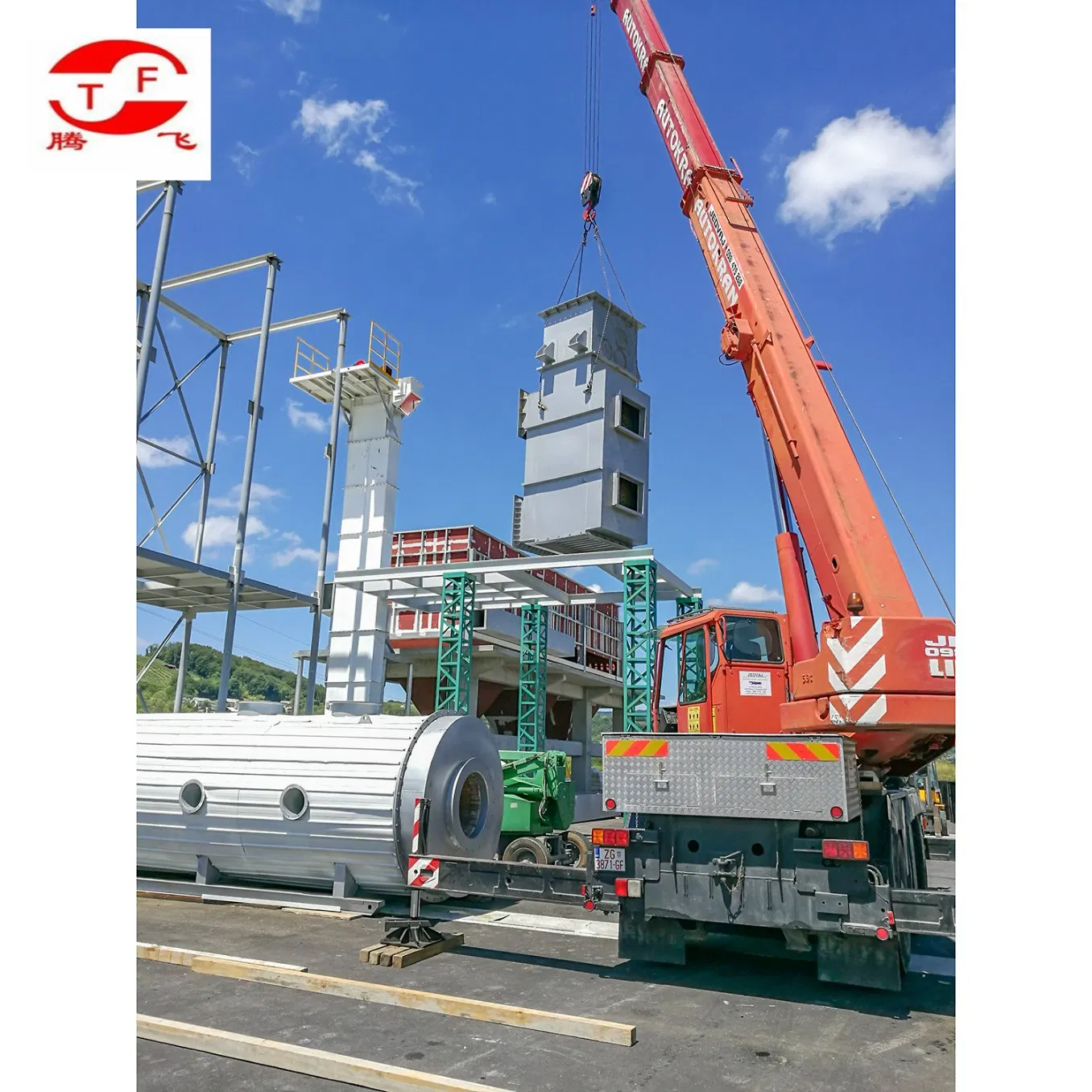 Hot Air Type Gypsum Powder Machine Line