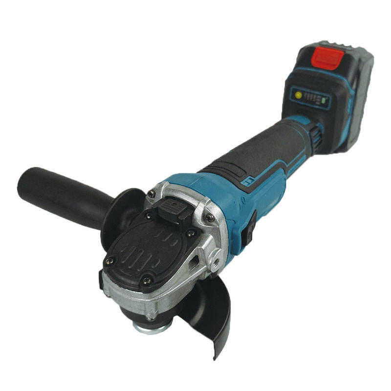 Industrial Mini Cordless Angle Grinder 21V Battery 100mm Brushless Slide Switch Cutting Grinding Tools