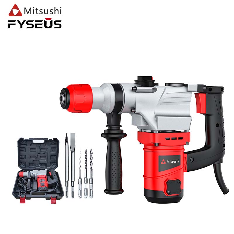 Fyseus 26mm Electric Power Drill Machine Rotary Hammer 1050w Demolition Hammer