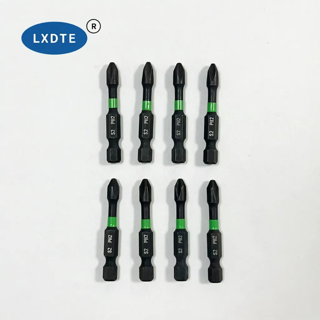 LXD Premium Quality PH2 Screwdriver Set 50mm 10Pcs S2 Alloy Steel Black Finish Reliable for Professional Contractors