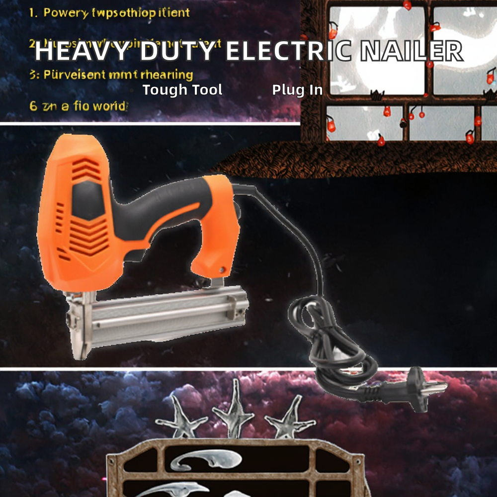 Hot Sale F30/422J Electric Brad Nails Gun Stapler DIY Grade Nail and J Staples Tool for Woodworking