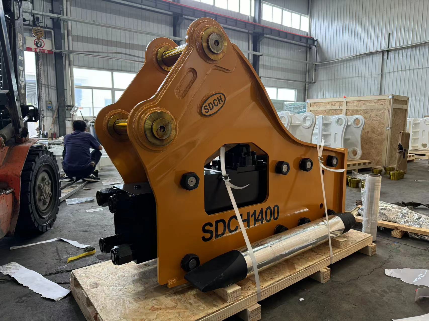 Hydraulic Concrete Rock Breaker Demolition Hammer for Excavator Zx200 PC200-8 PC210-8