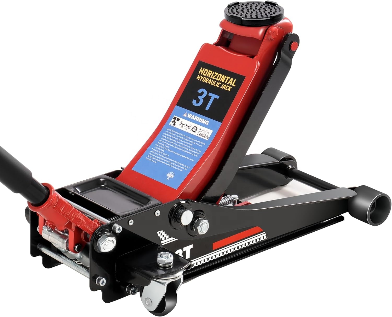 Big Power 3T Two Piston Low Heavy Duty Hydraulic Floor Jack for Cars Lift or Trucks Lifting Jack Tool Jacks crocodile Jack