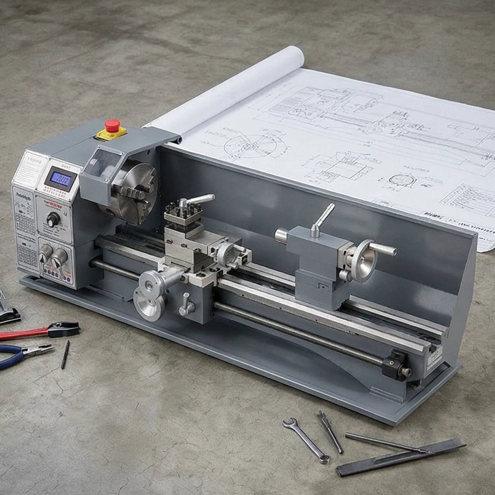 High-Speed 1100W Mini Metalworking Tool for DIY Projects