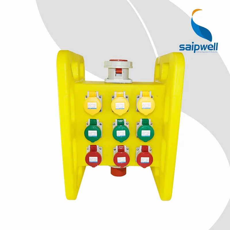 IP67 Portable Mobile Power Plug Socket Distribution Board Industrial Plugs And Socket Distribution Panel Temporary Power Box