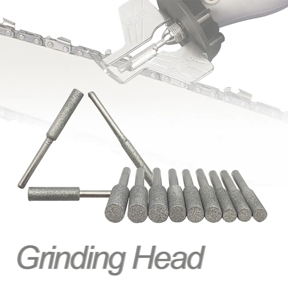Diamond Coated Chain Saw Grinding Head Electroplated Diamond Small Grinding Head Sharpening Polishing Chainsaws Tool