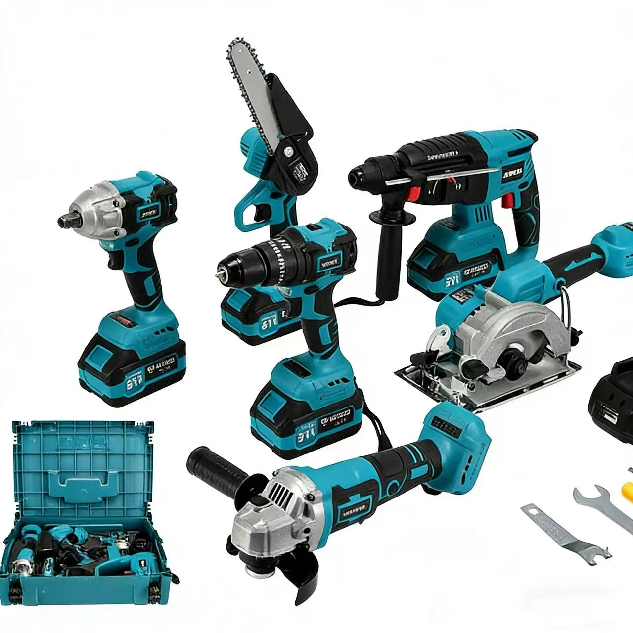 21V Brushless Lithium Battery Power Tool Kit Specification 2