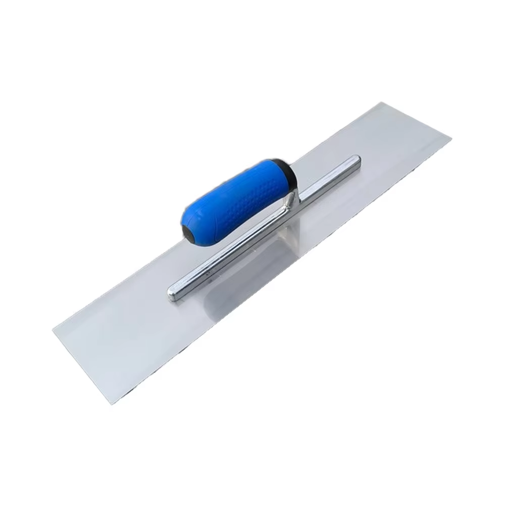 Industrial Grade 18\"x 4\" Carbon Steel Plastering Trowel Square End Popular Size Concrete Masonry Tools OEM Customized Support