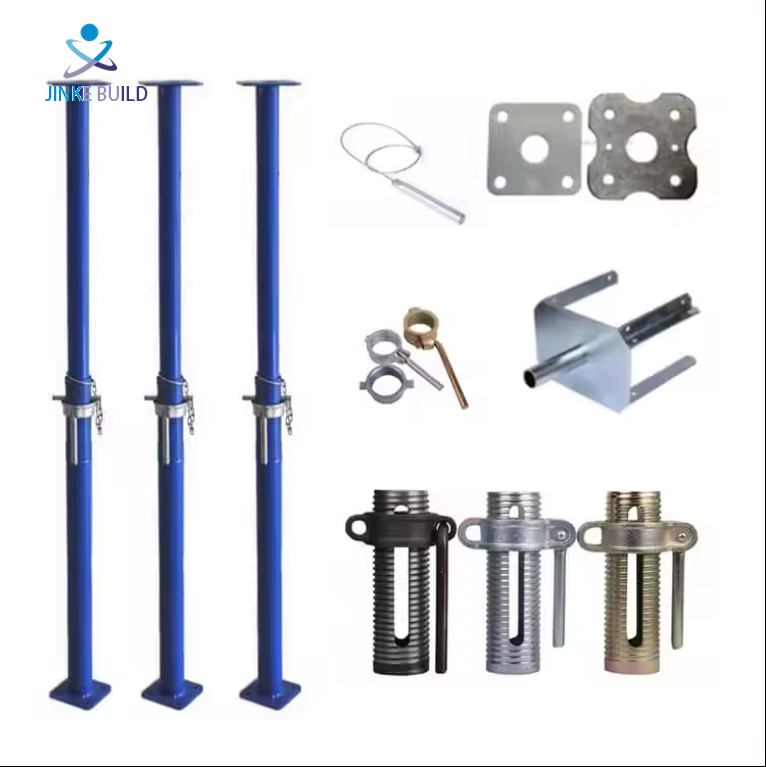 Wholesale Cheap Custom Steel Props For Scaffolding Heavy-Duty Adjustable Props Steel Shoring Props For Construction