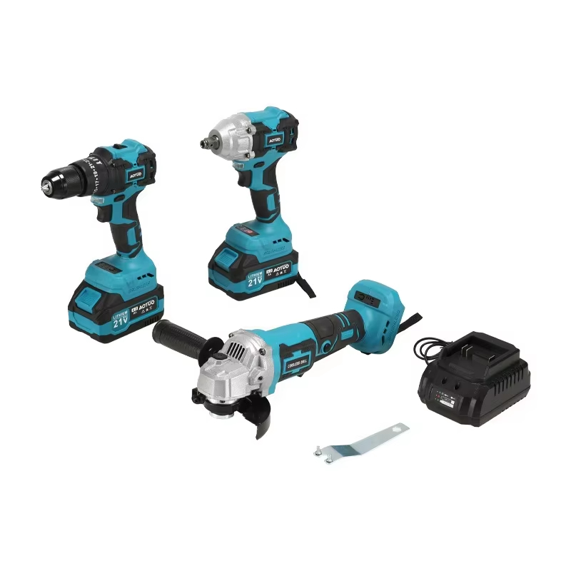 21V Brushless Lithium Battery Power Tool Kit Specification 4