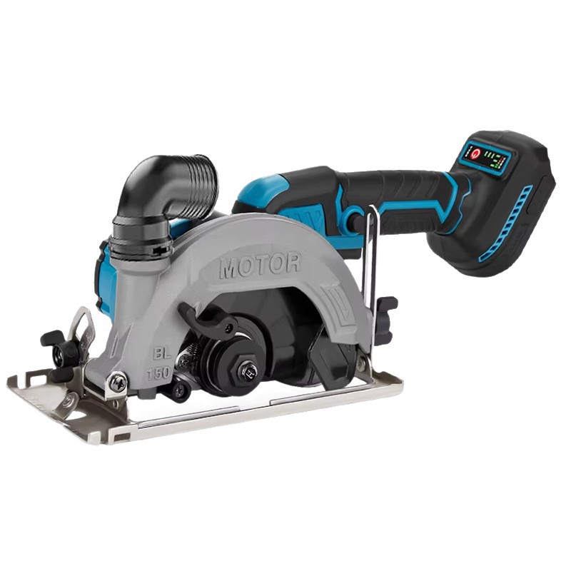 Cordless Electric Brushless Circular Saw Adjustable Wood Cutting Machine 6 Inch 150mm Handheld Woodworking Saw Lithium Battery
