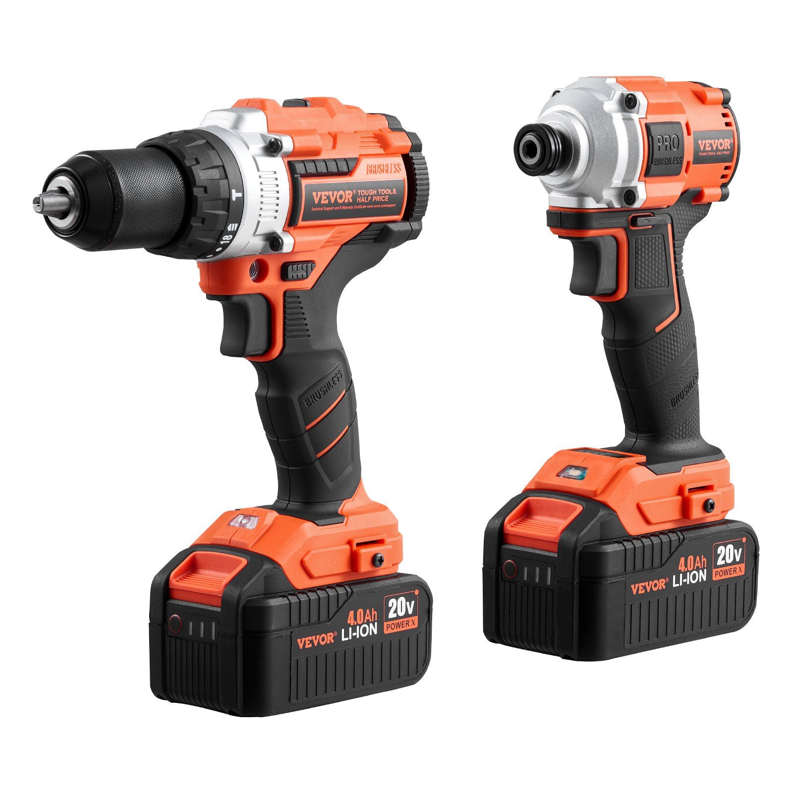 DB Cordless Drill Set 220-240V 4.0Ah Li-Ion Battery Variable Speed Brushless Motor Industrial Power Tool Woodworking Reversible