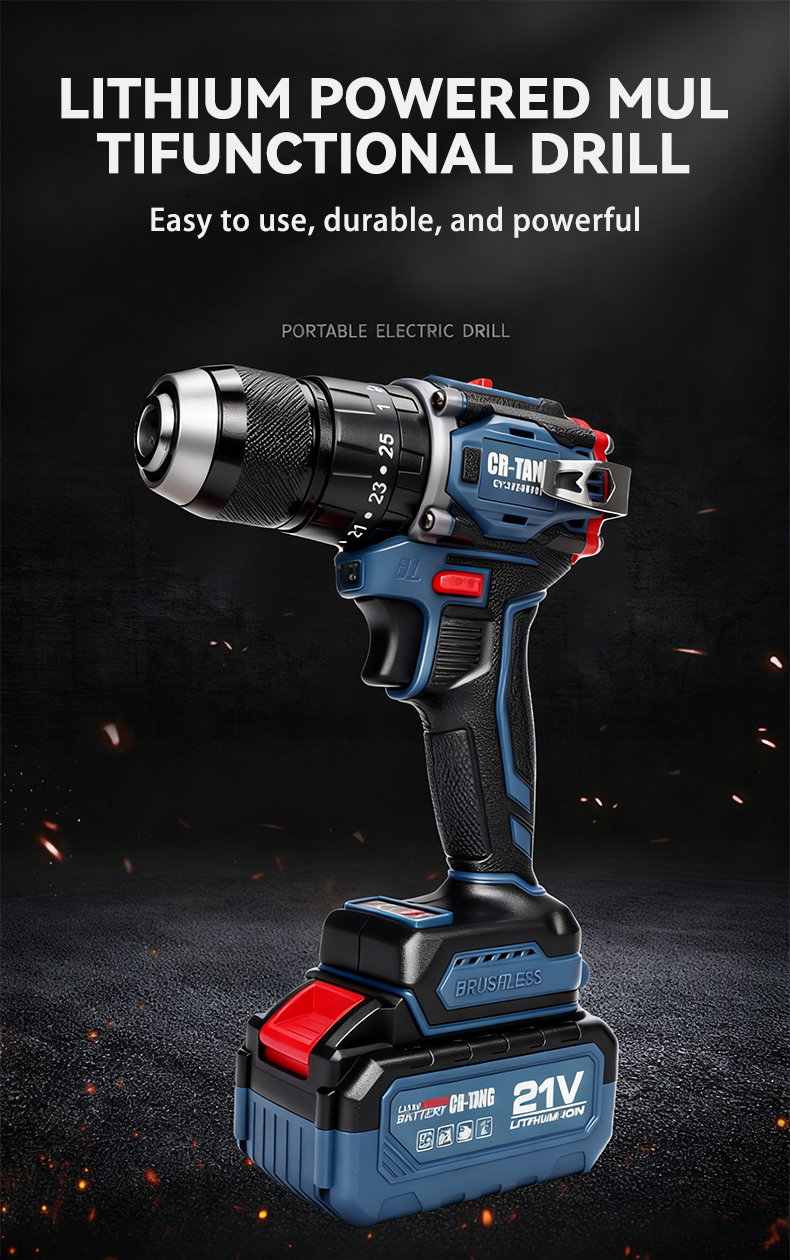 Smart LCD Display Brushless Drill