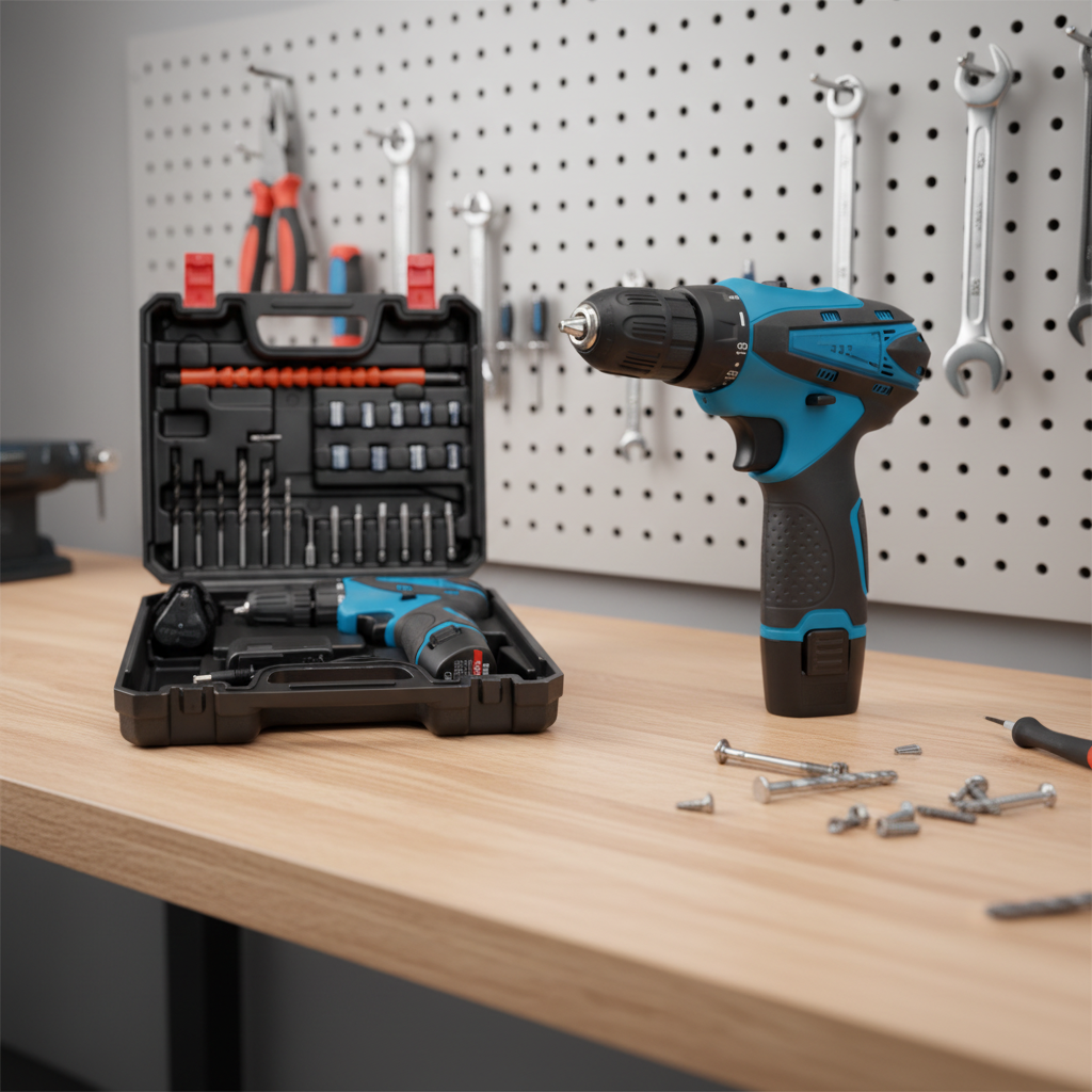 12V 21V Cordless Impact Drill Set Rechargeable Lithium Battery 3.0Ah Brushless Motor Variable Speed Torque OEM Construction