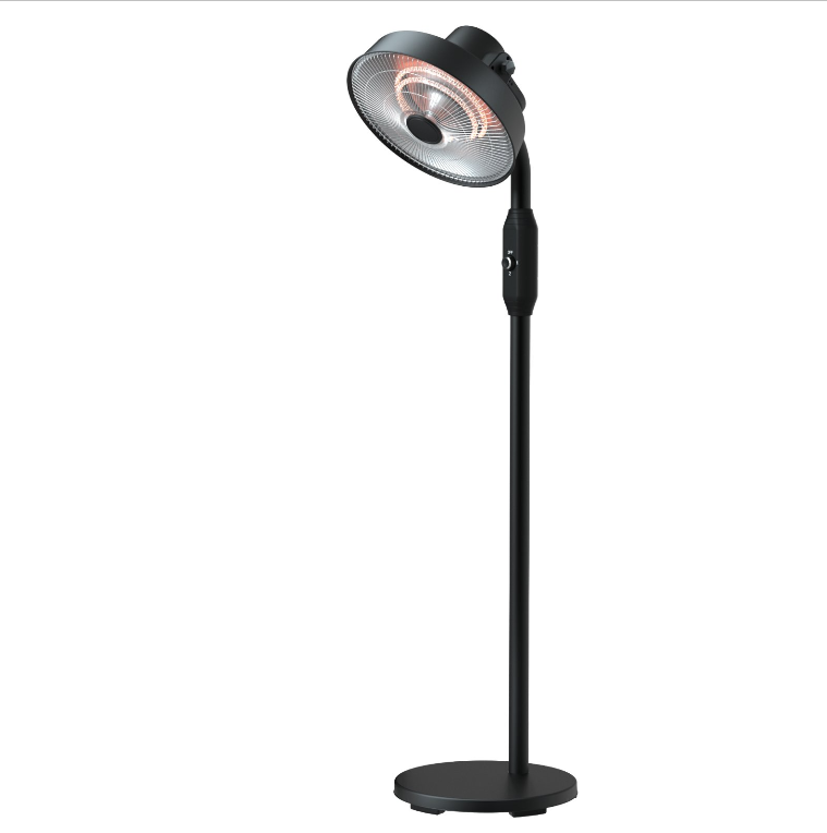 2000W Electric Outdoor Patio Heater Infrared for Winter with Knob Holgen Tube or Carbon Fiber Tube EU US Standard Waterproof