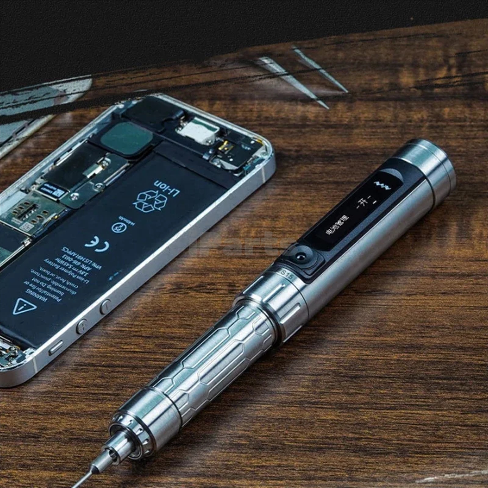 IParts Miniware ES15S Ultimate Intelligent Motion Control Electric Screwdriver Set Motion Control Electric Phone Repair Tools