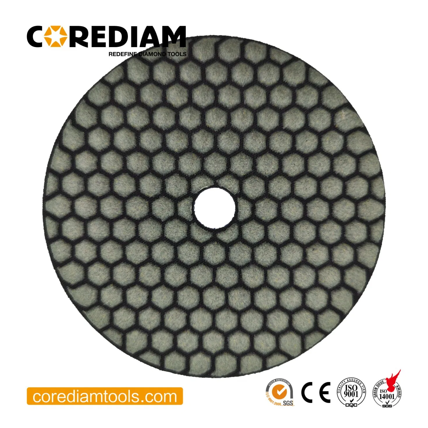 Stone Polishing Pads/Diamond Dry Polishing Tools with Good Grinding Performance, Long Lifespan