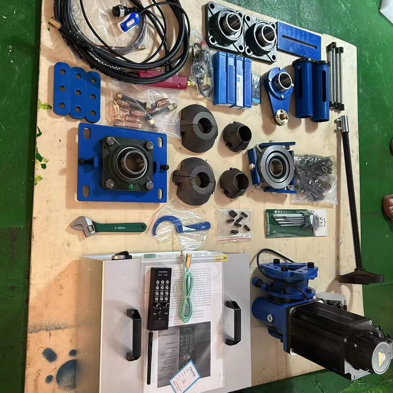 Portable 2 In 1 Automatic Boring And Welding Machine Construction Machinery Mobile Boring Machine For Excavator Repair