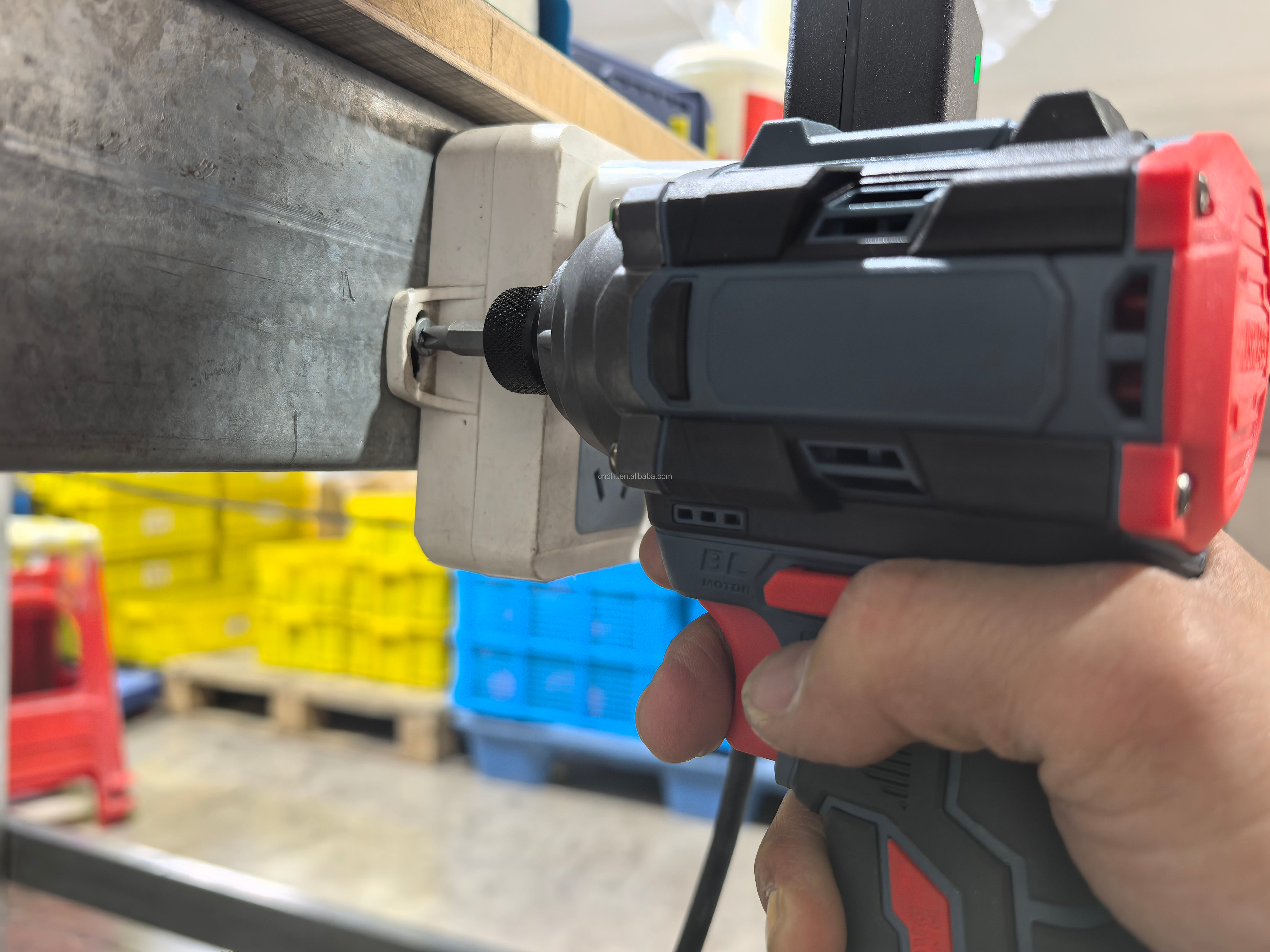 Hot Selling Industrial Grade Cordless Mini Electric Drill Battery Powered Screwdriver Impact Driver Manual Type
