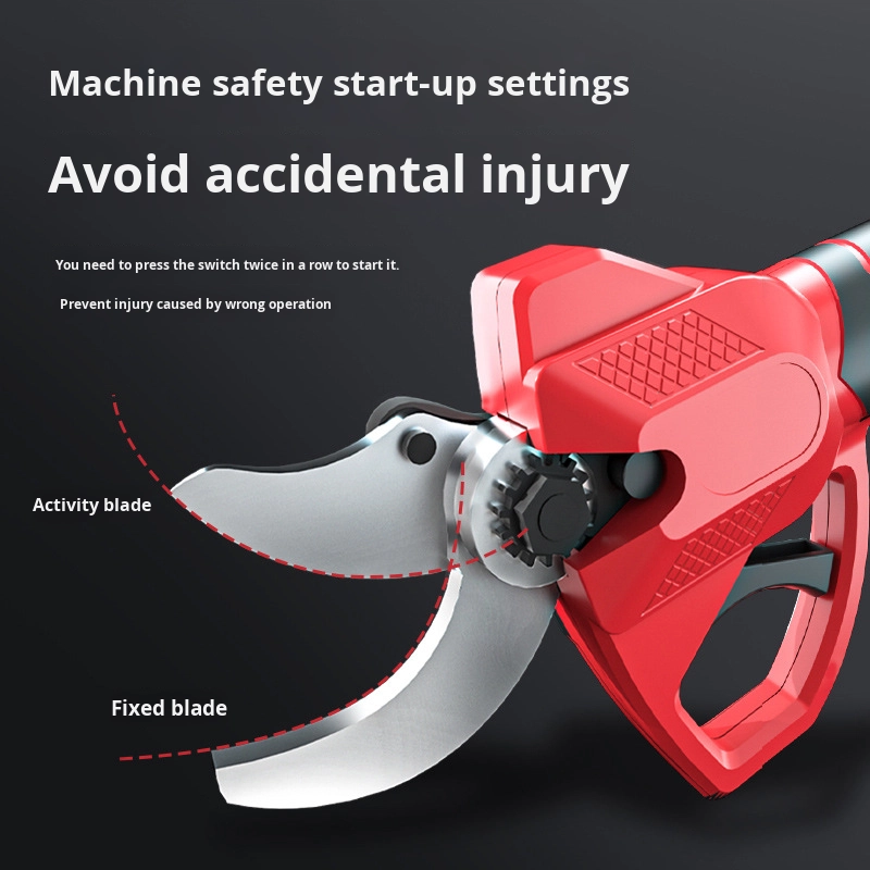 Portable Household Electric Scissors DIY Grade Power Tools with New Lithium Battery for Fruit Tree Gardening